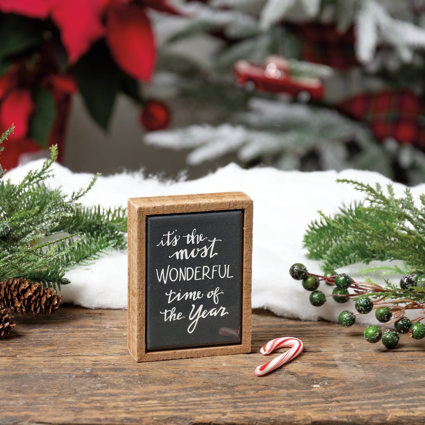 Most Wonderful Time of the Year - mini word block