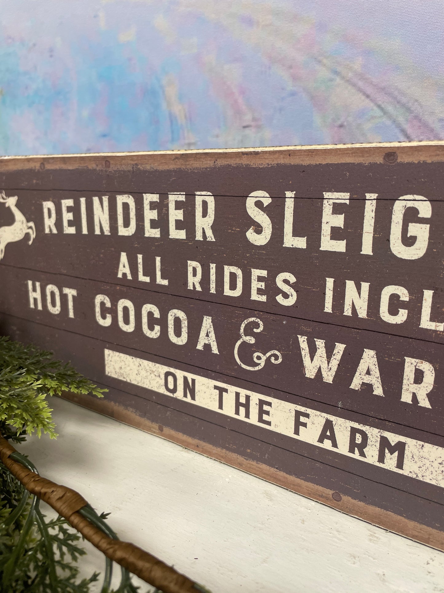 Sleigh Ride Sign