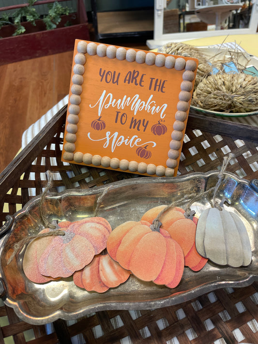 Pumpkin to my Spice Word Block
