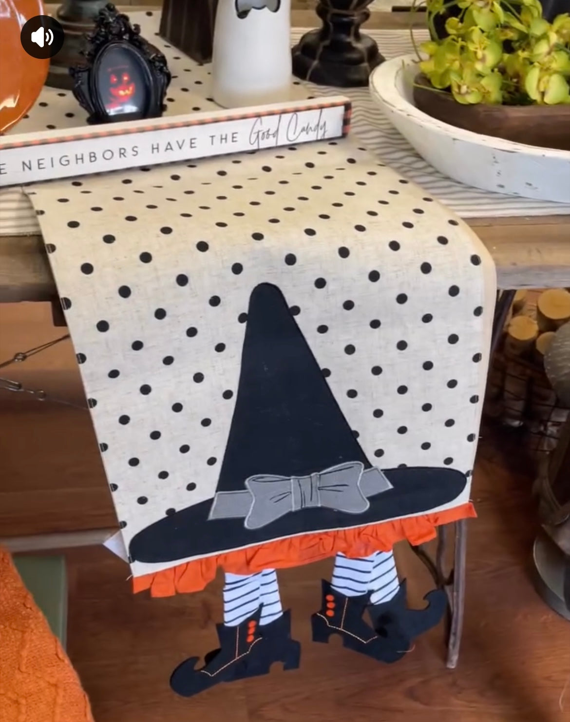 Witch Hat Table Runner