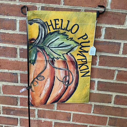 Garden Flag - Orange Pumpkin