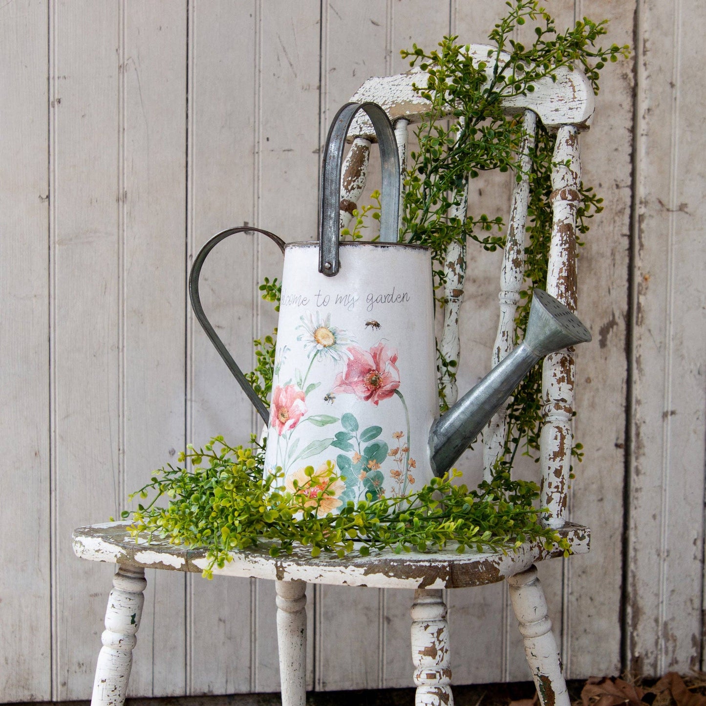 Decorative Watering Can - Welcome To My Garden