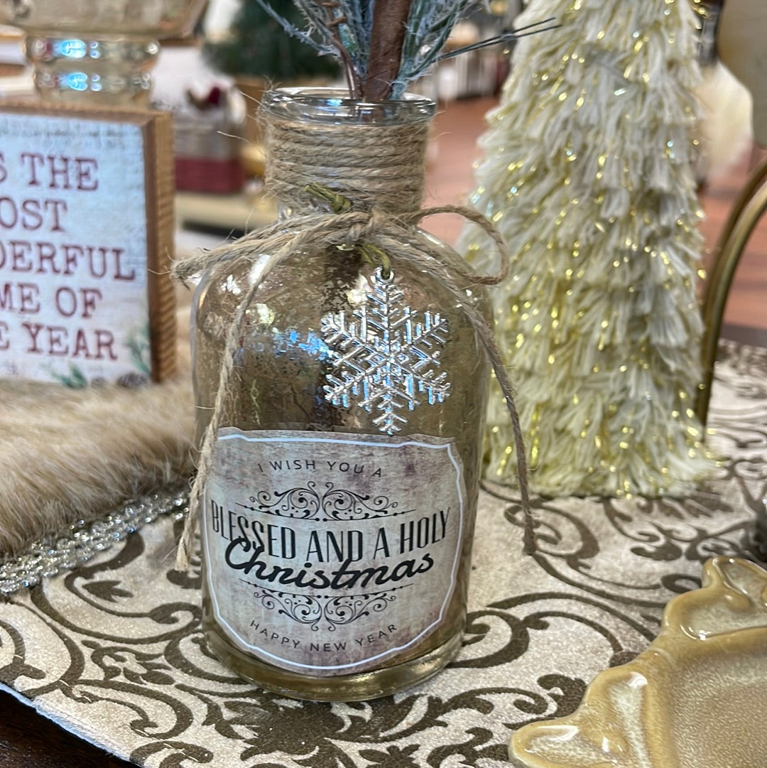 Mercury Glass Bottles