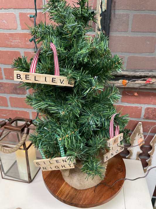 Scrabble Ornaments