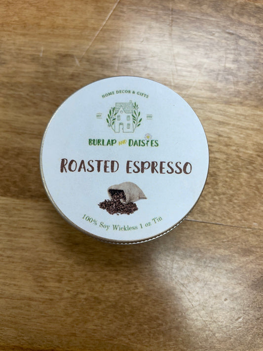 Roasted Espresso Wickless Tin