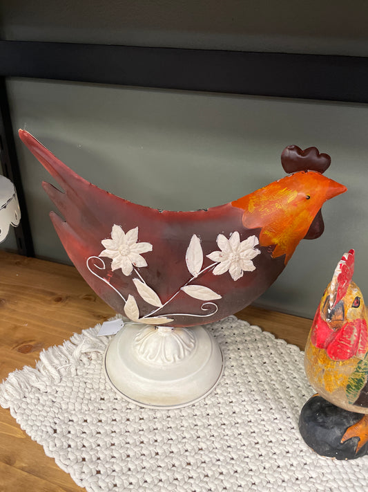 Rooster w/ White Base