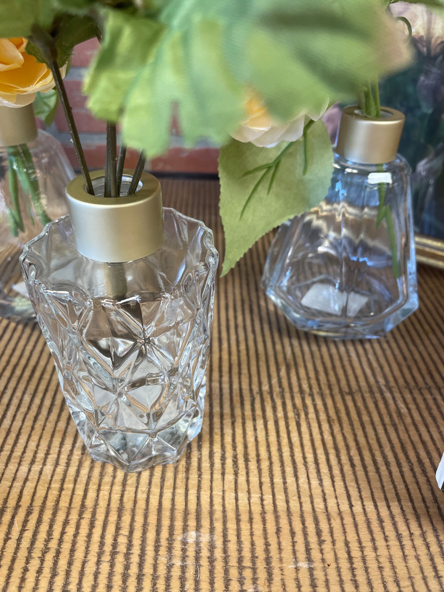 Bud Vase with Gold Top