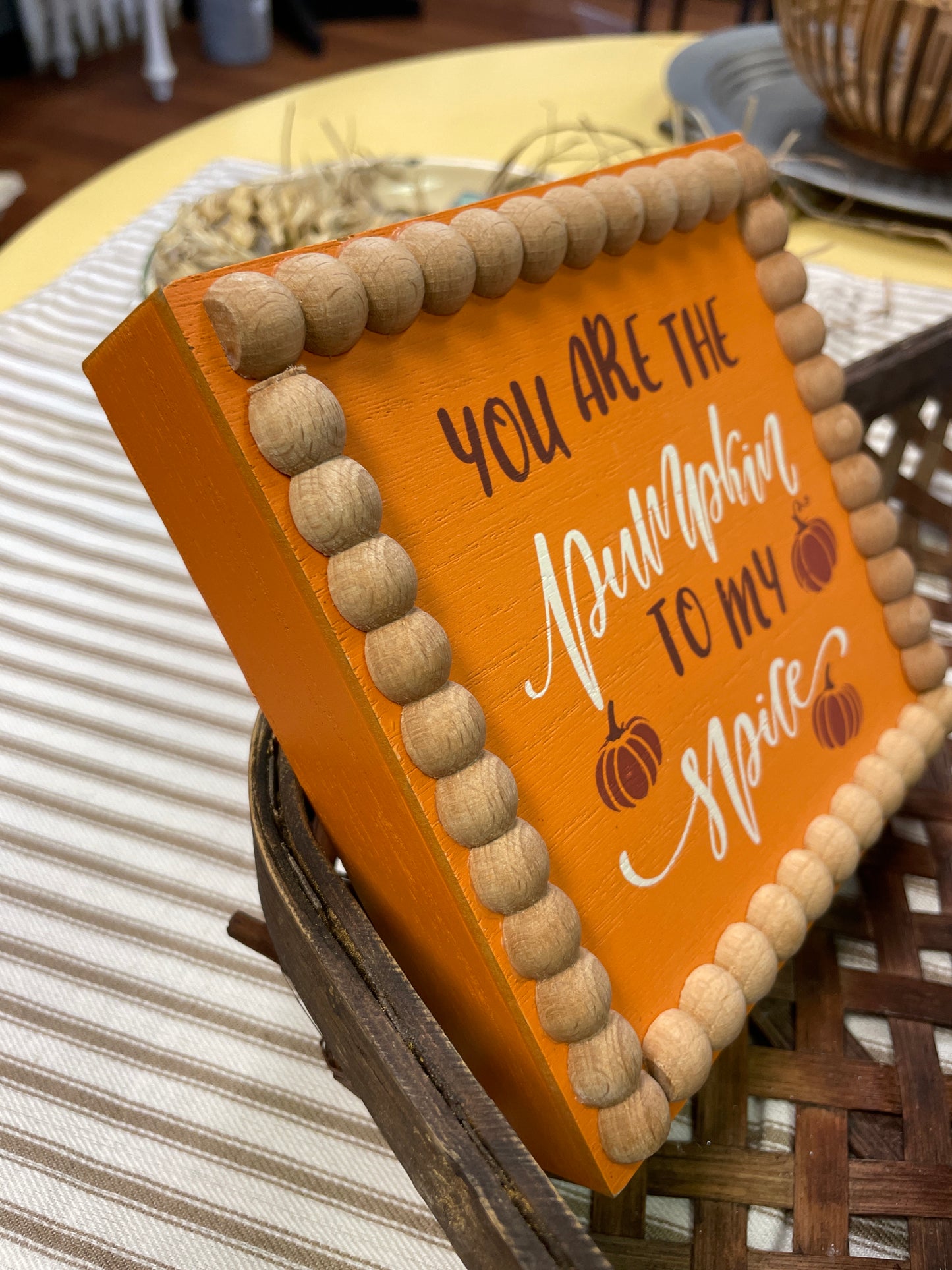 Pumpkin to my Spice Word Block