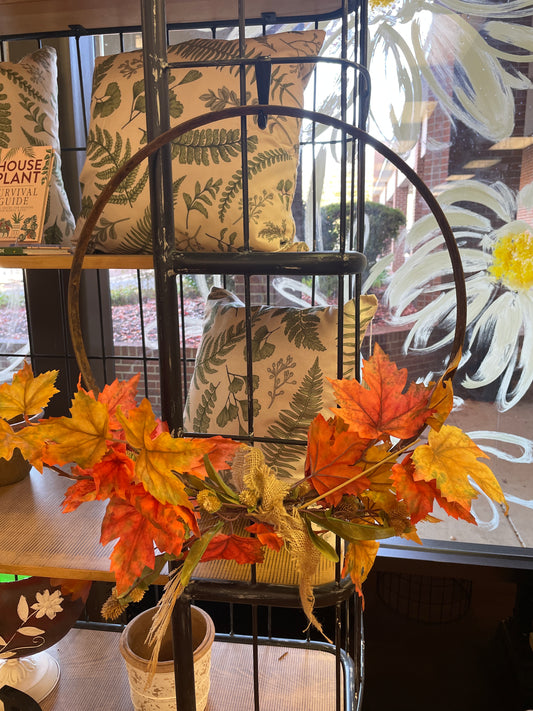 Metal Fall Wreath