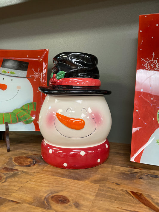 Snowman Cookie Jar