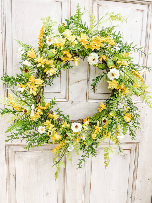 Summer Sunshine 24in Wreath