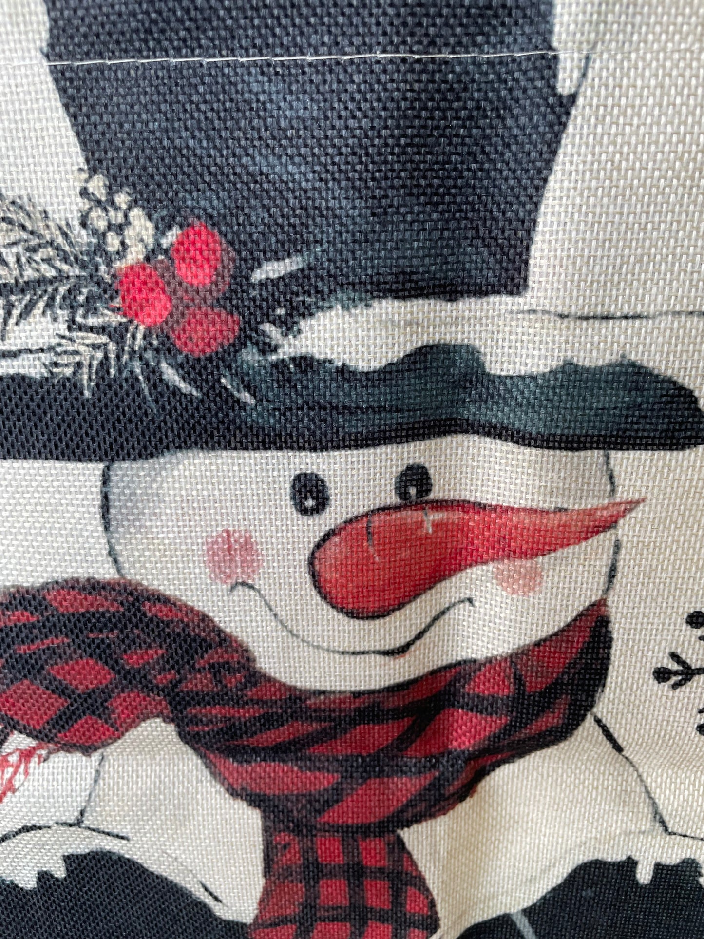 Garden Flag - Snowman Welcome