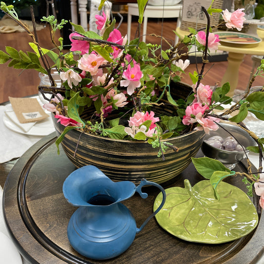 Brass Painted Vintage Pitcher