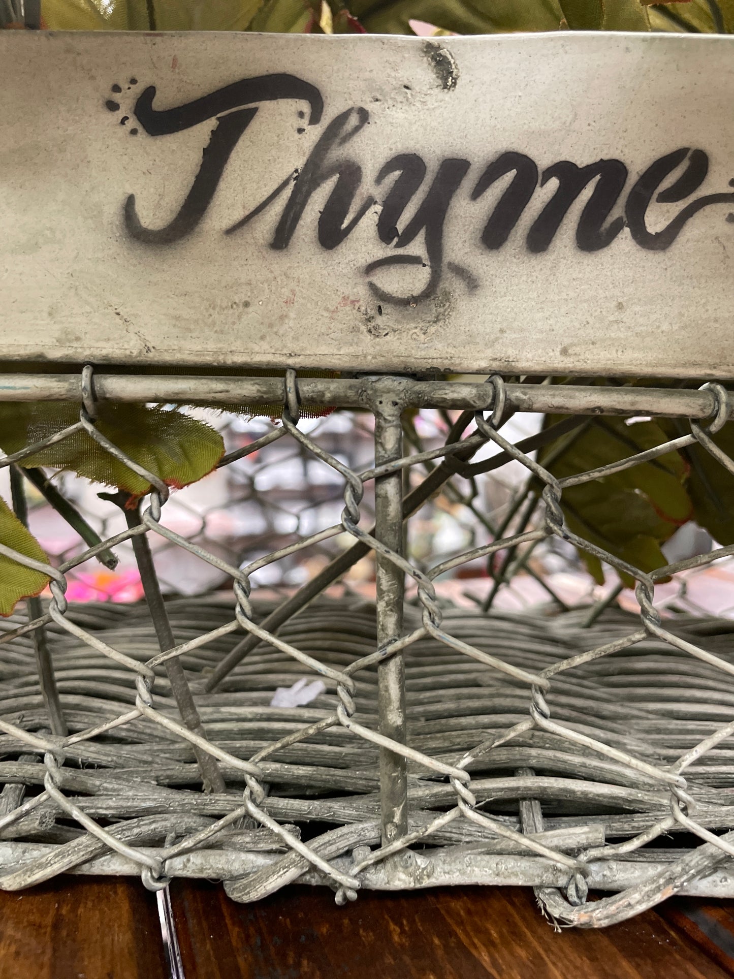 Thyme Wire Basket