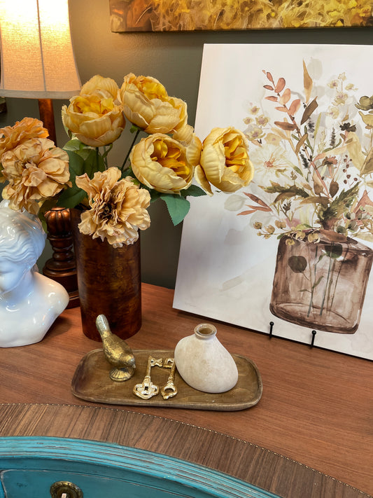 Frosted Glass Bud Vase