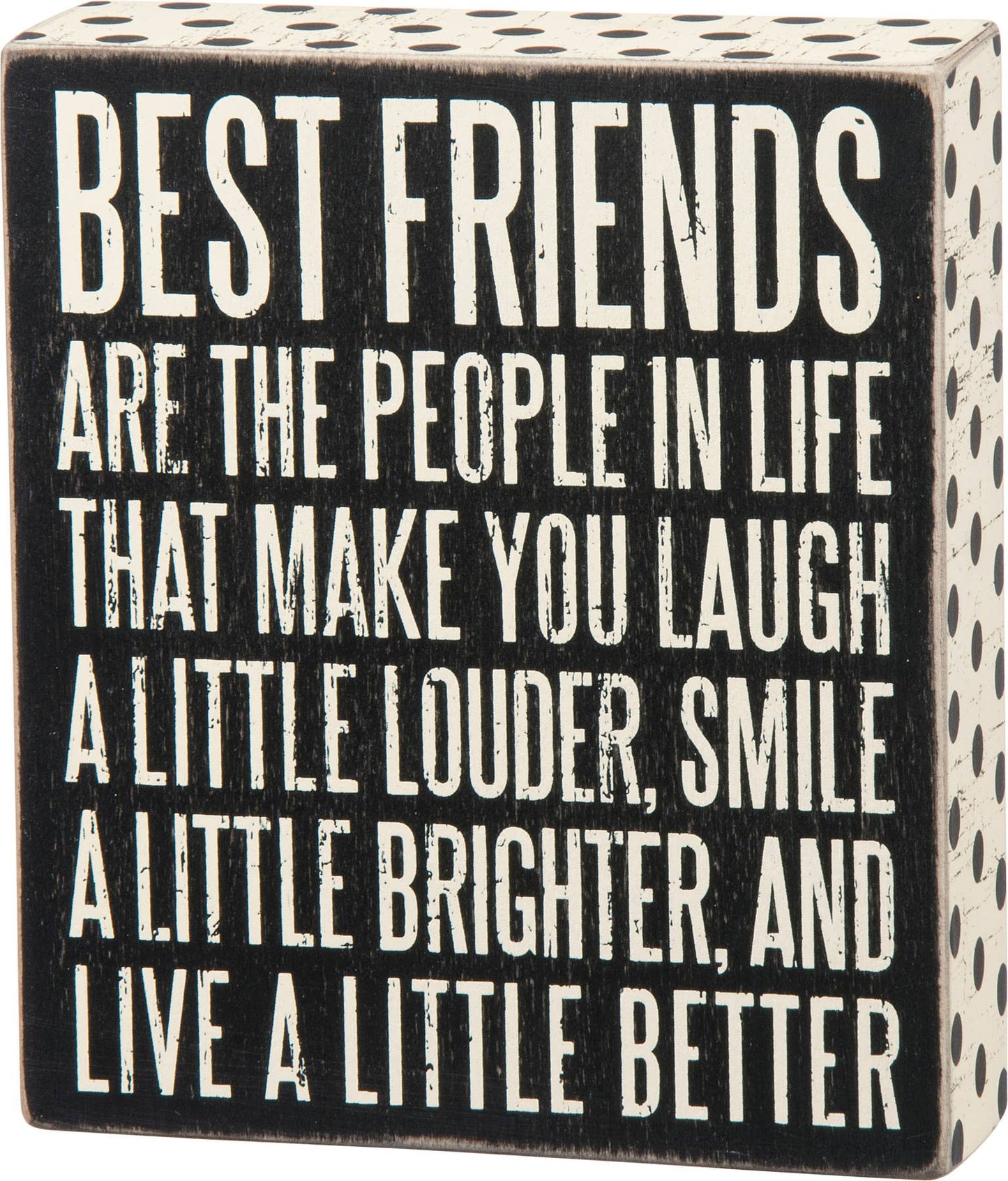 Best Friends Box Sign