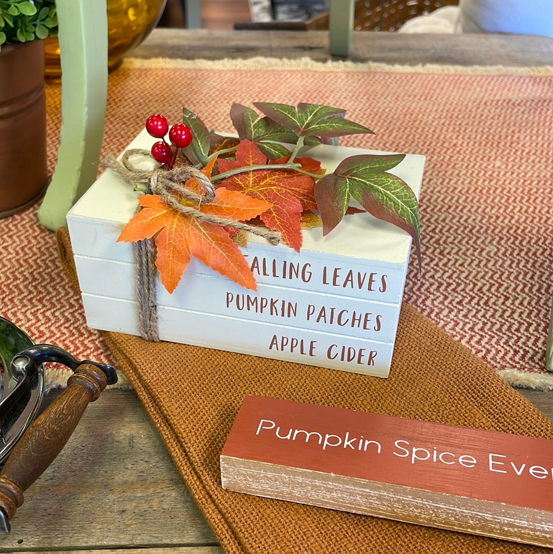 It's Fall Bookstack Décor