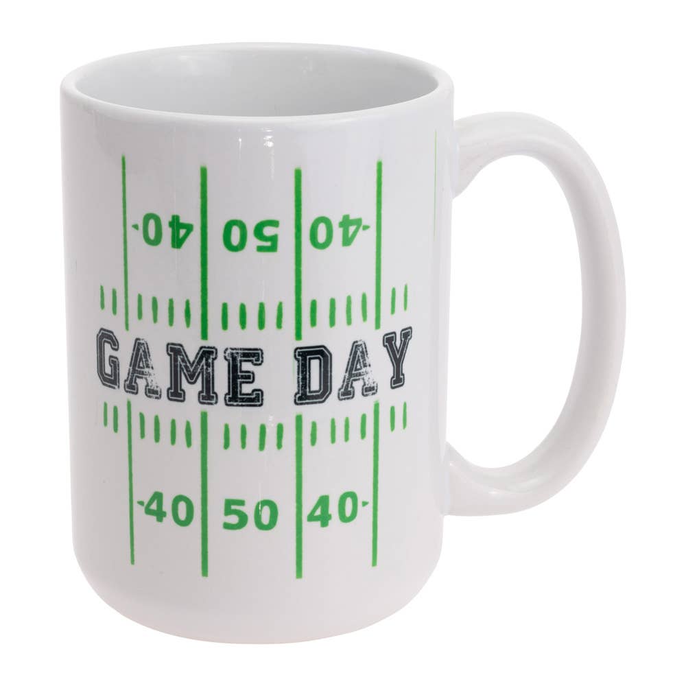 14 oz. Game Day Football Ceramic Mug