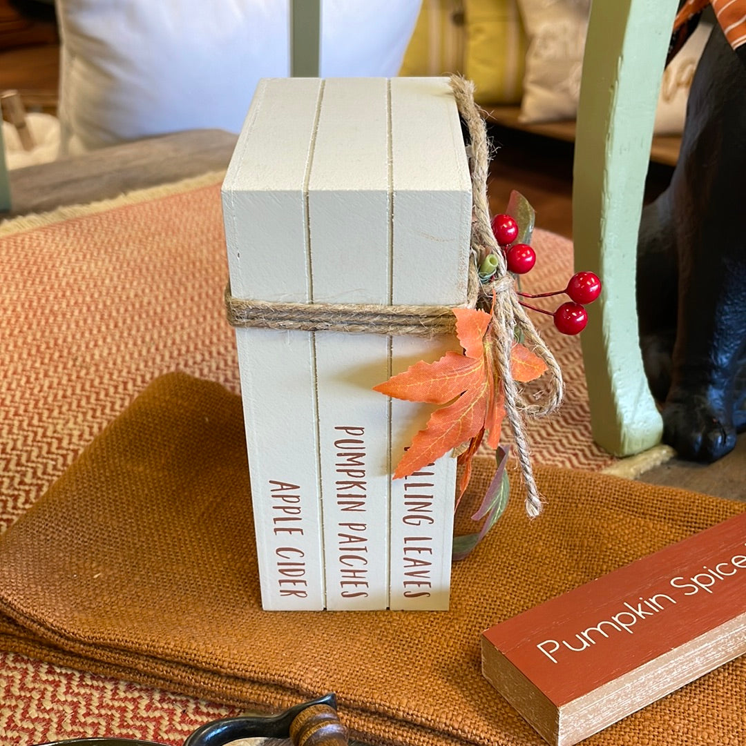 It's Fall Bookstack Décor