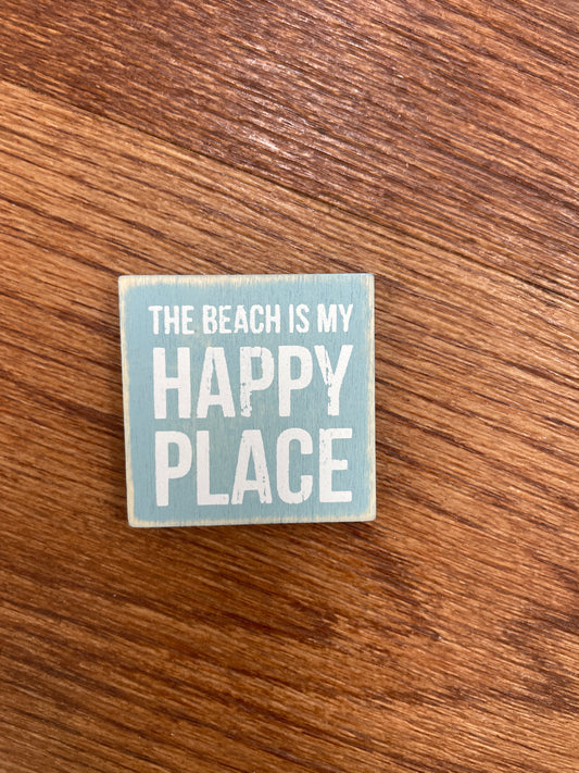 The Beach is my Happy Place Magnet