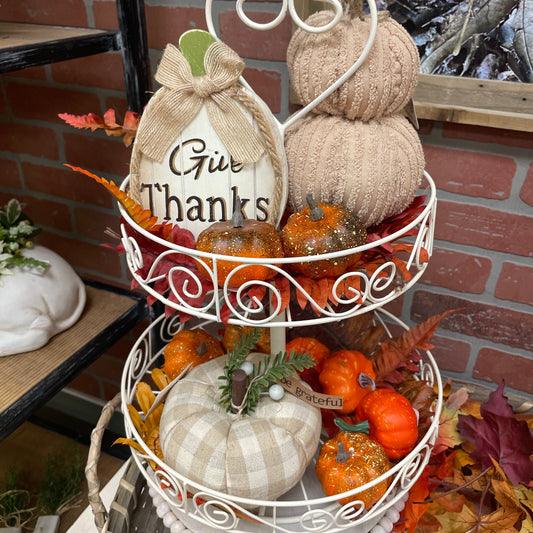 Give Thanks word block