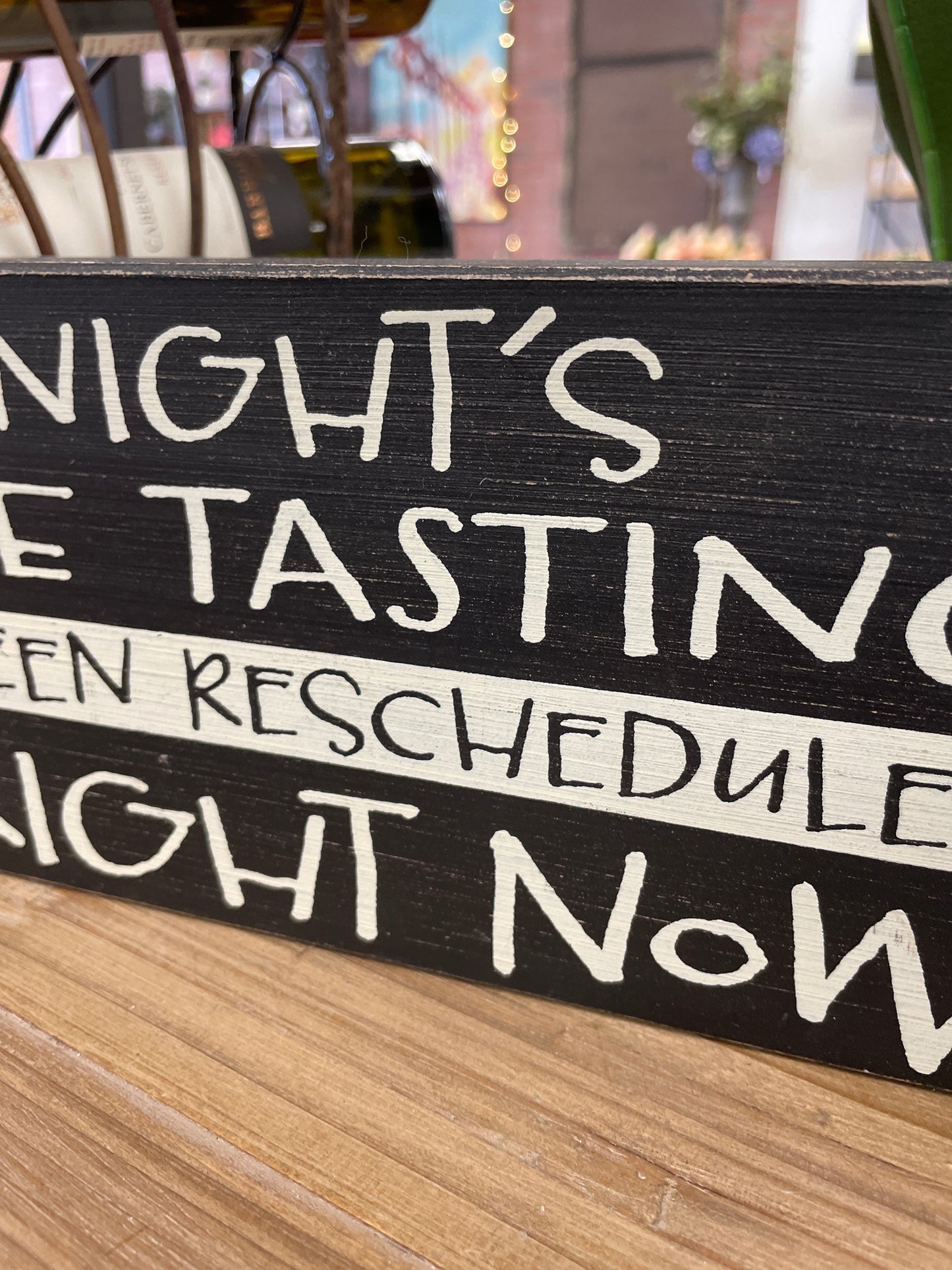 Tonights Wine Tasting