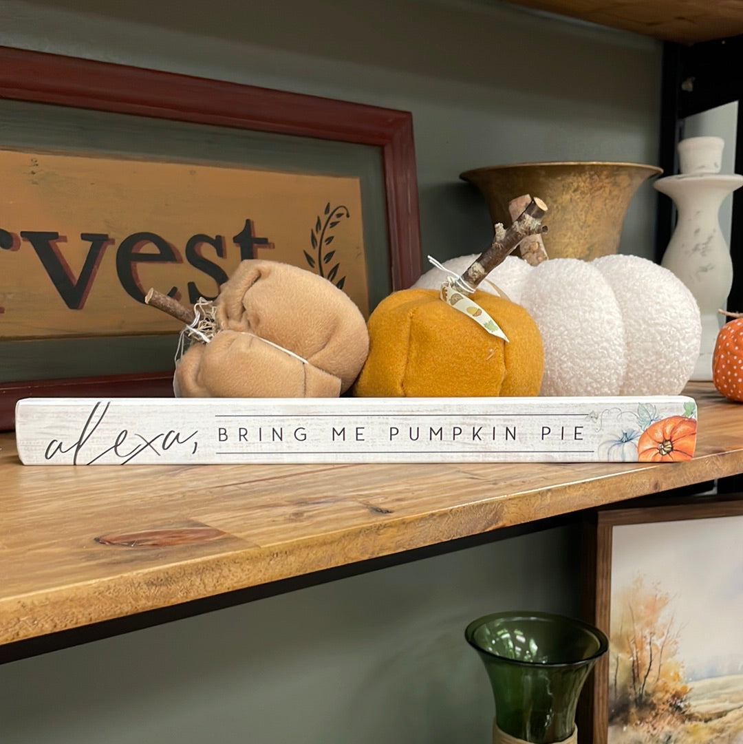 Alexa Pumpkin Pie