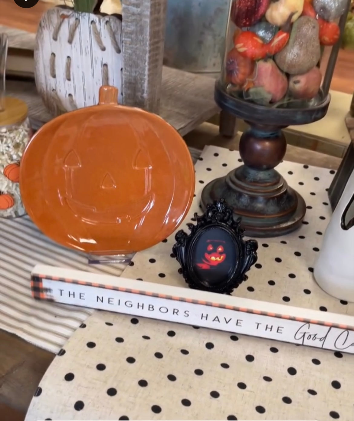 Mini Black Halloween Frame