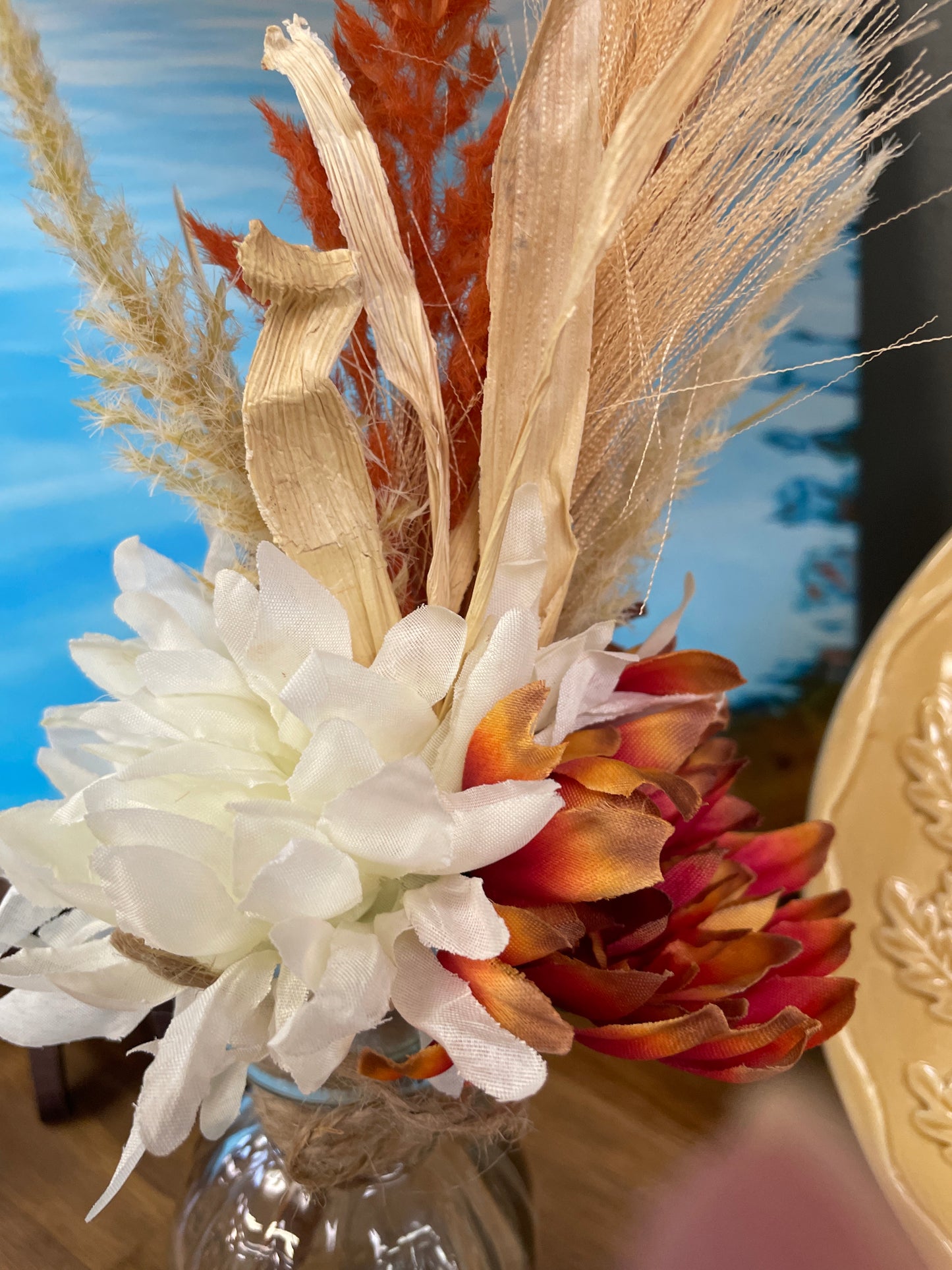 Fall Mixed Floral Vase