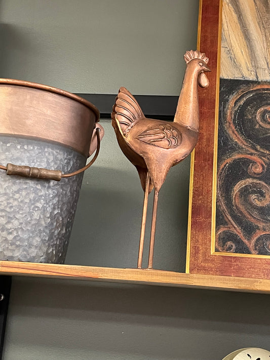 Copper Tone Rooster