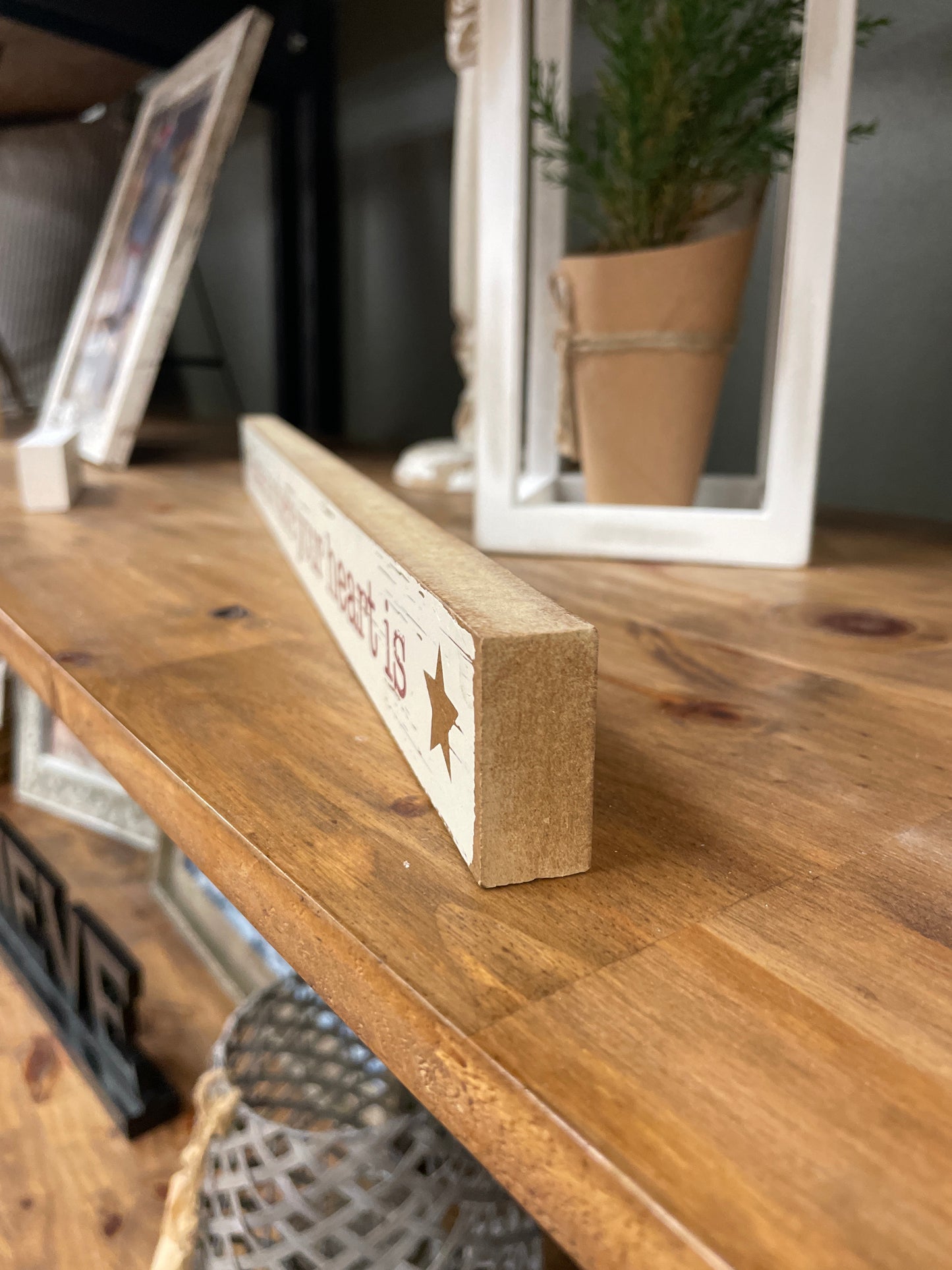 Home is Where the Heart Is word block