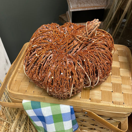 Orange Glittery Pumpkin