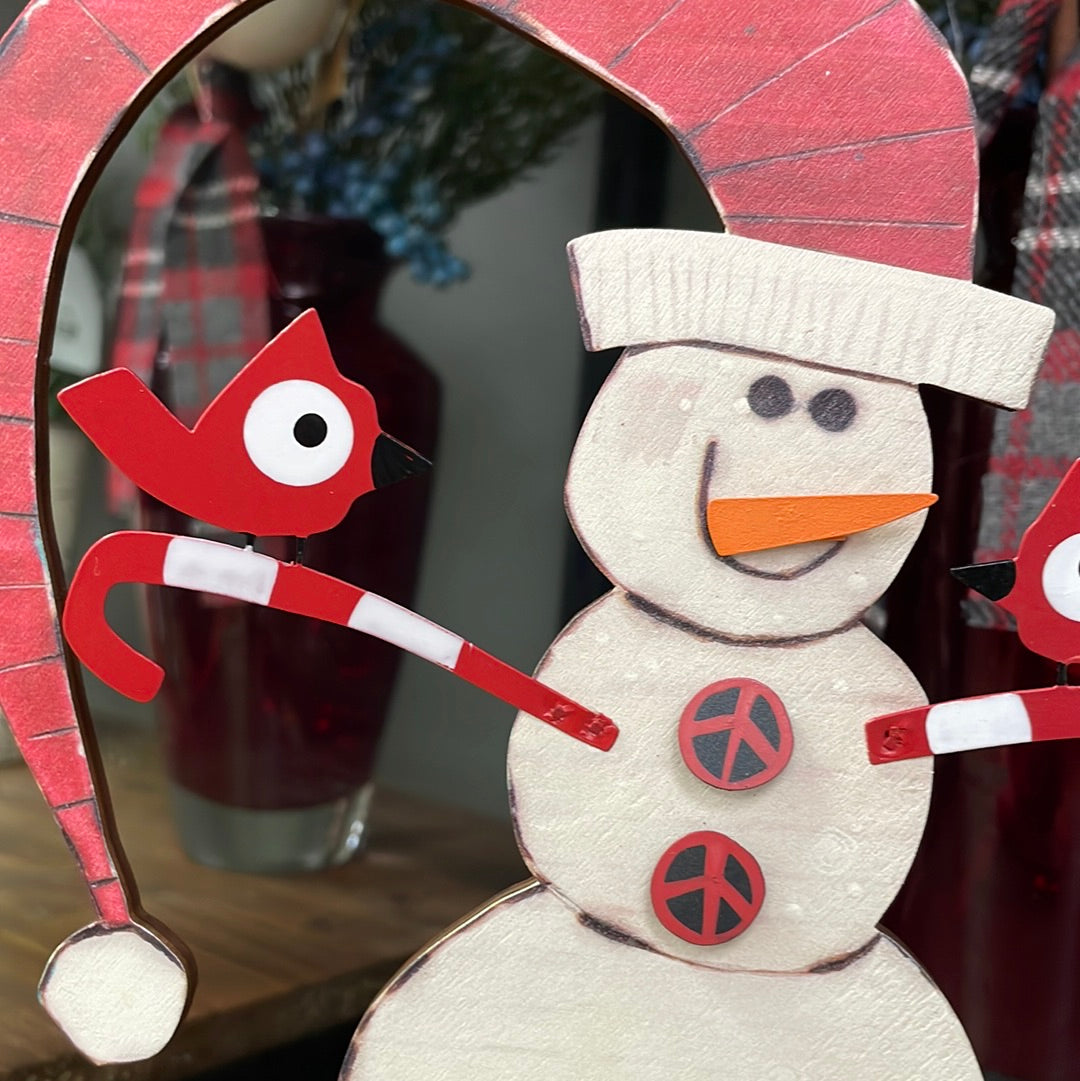 Snowman - Candy Cane