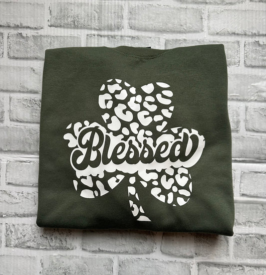 Blessed Shamrock Crewneck
