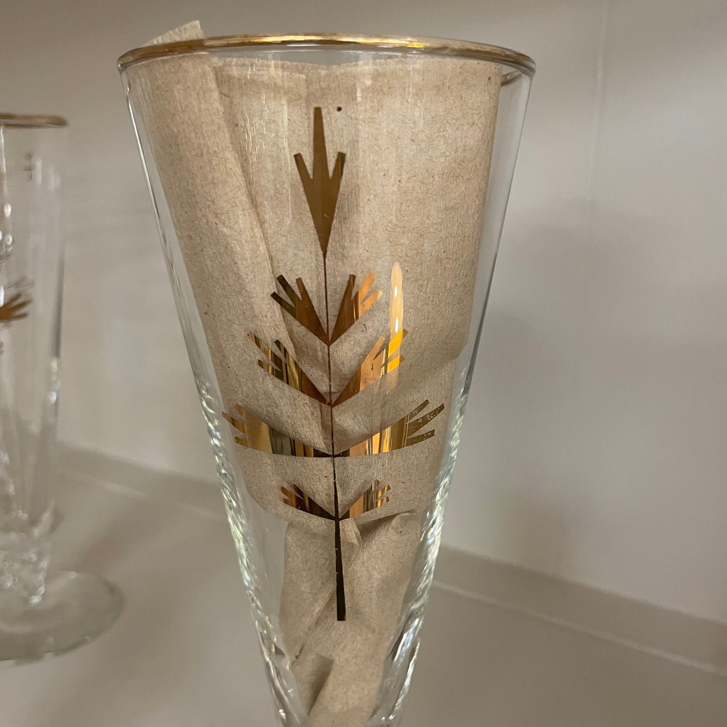 1957 Vintage Pilsners - "Jardin" by Libbey