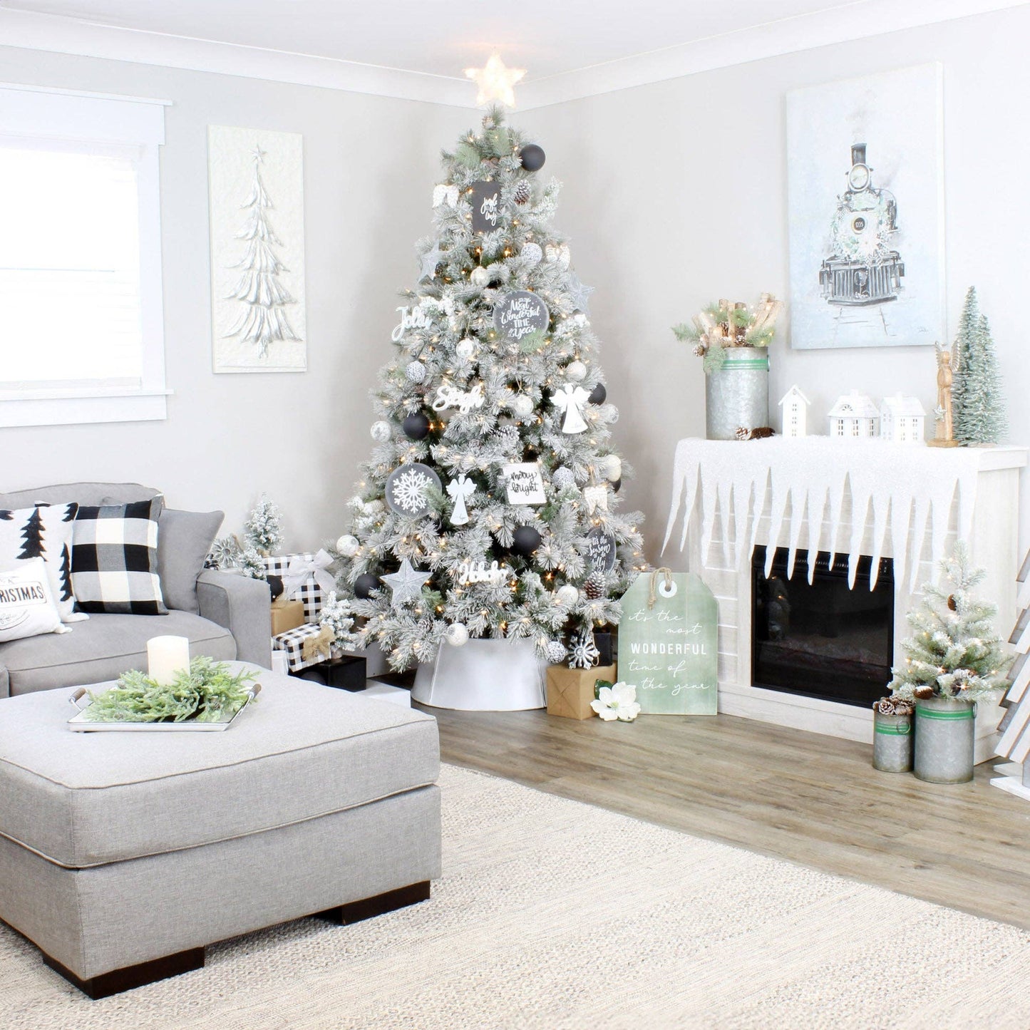 Chalkboard Sign Snowflake