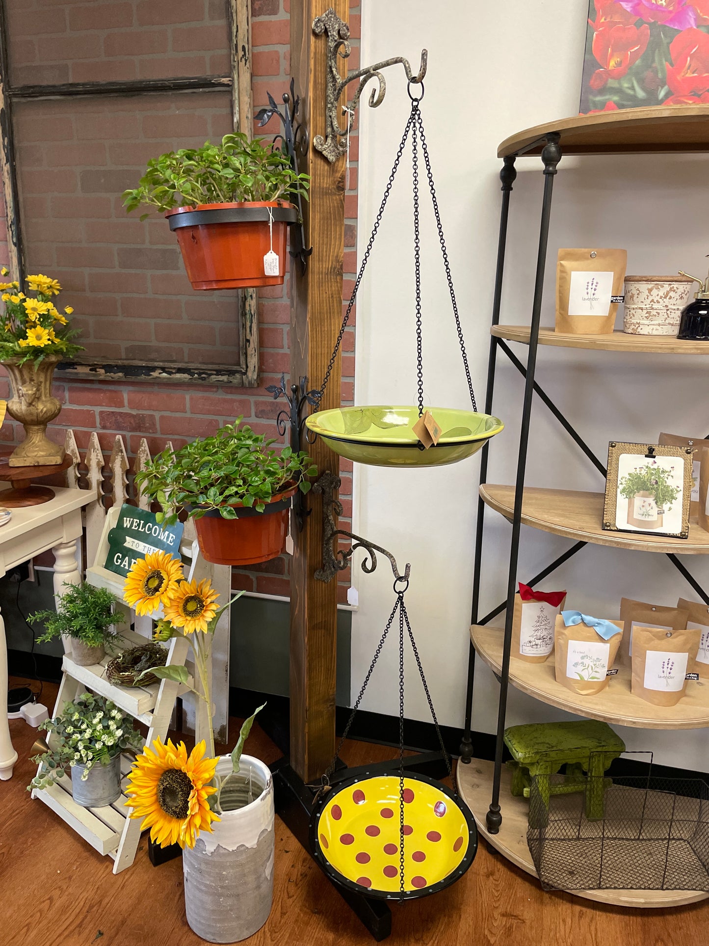 Hanging Ceramic Bird Baths