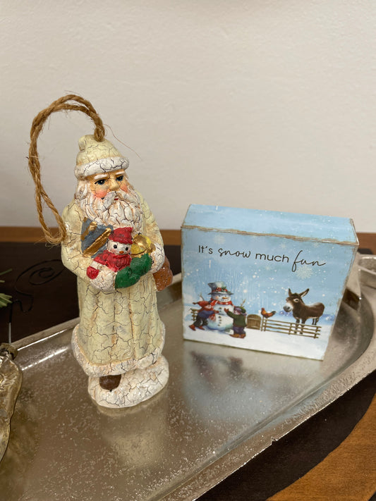 It's Snow Much Fun - block