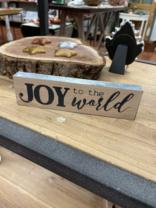 Joy to the World - word block