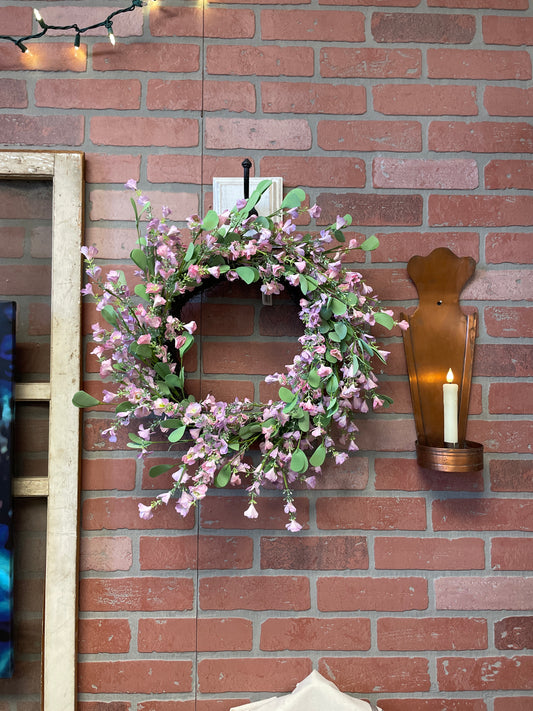 Pink Lavender Spring Wreath