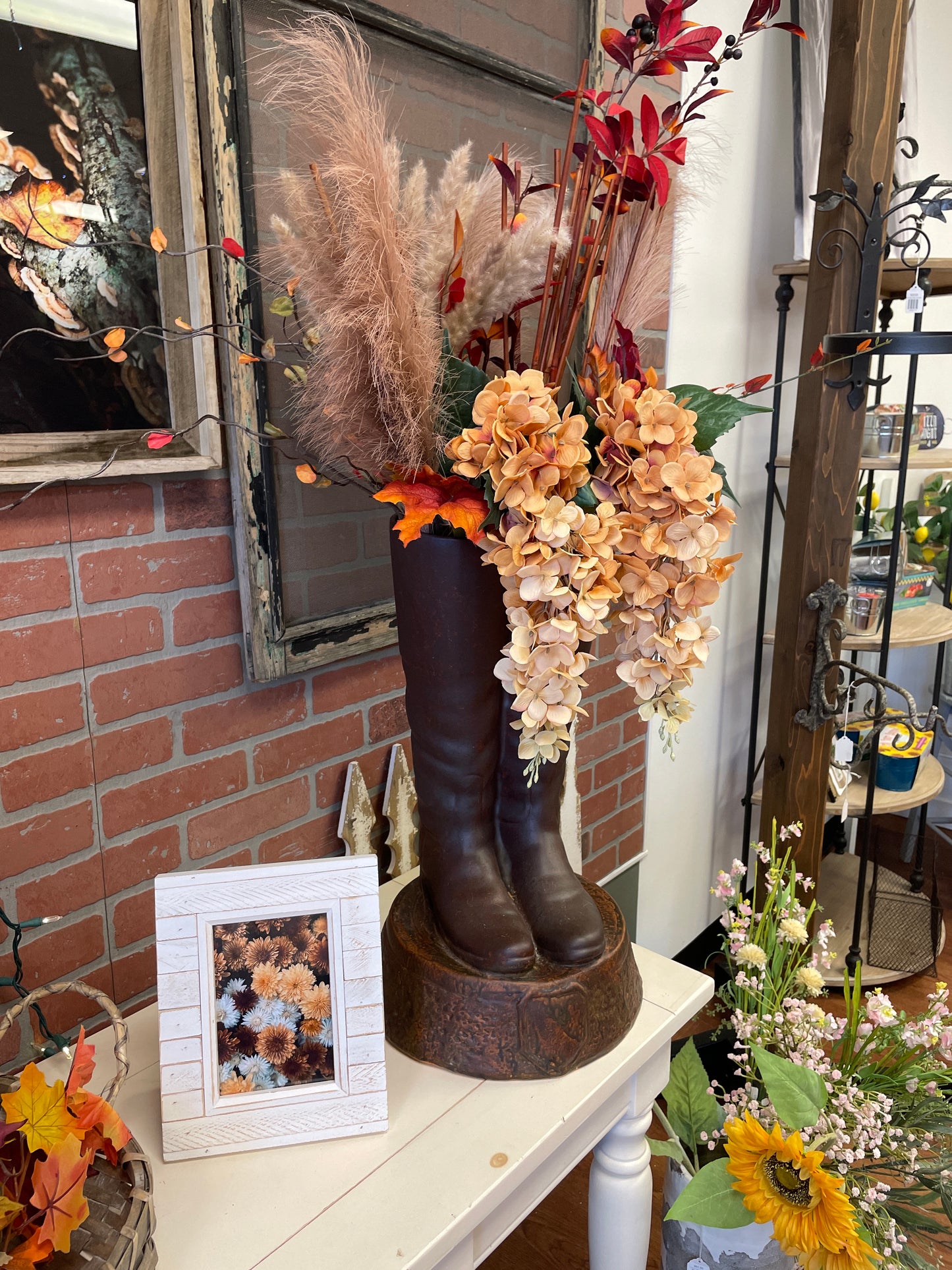 Riding Boots Umberlla Stand/Planter