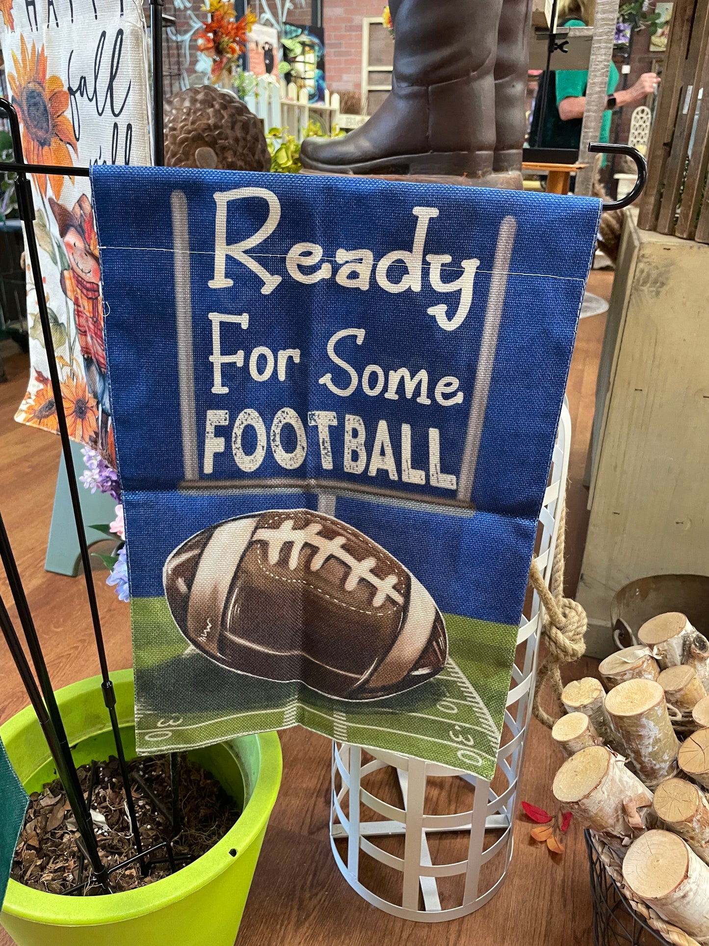 Garden Flag - Ready for Some Football