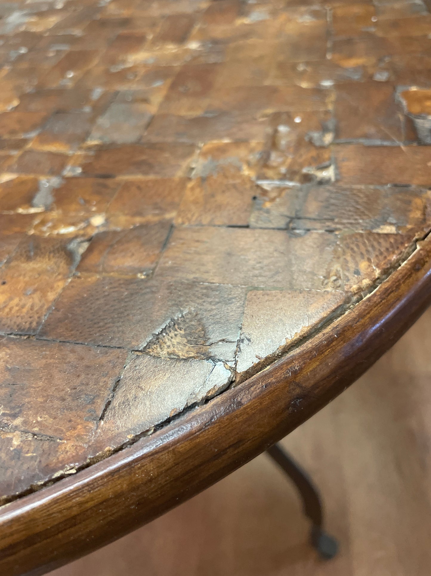 Wooden Veneer Side Table