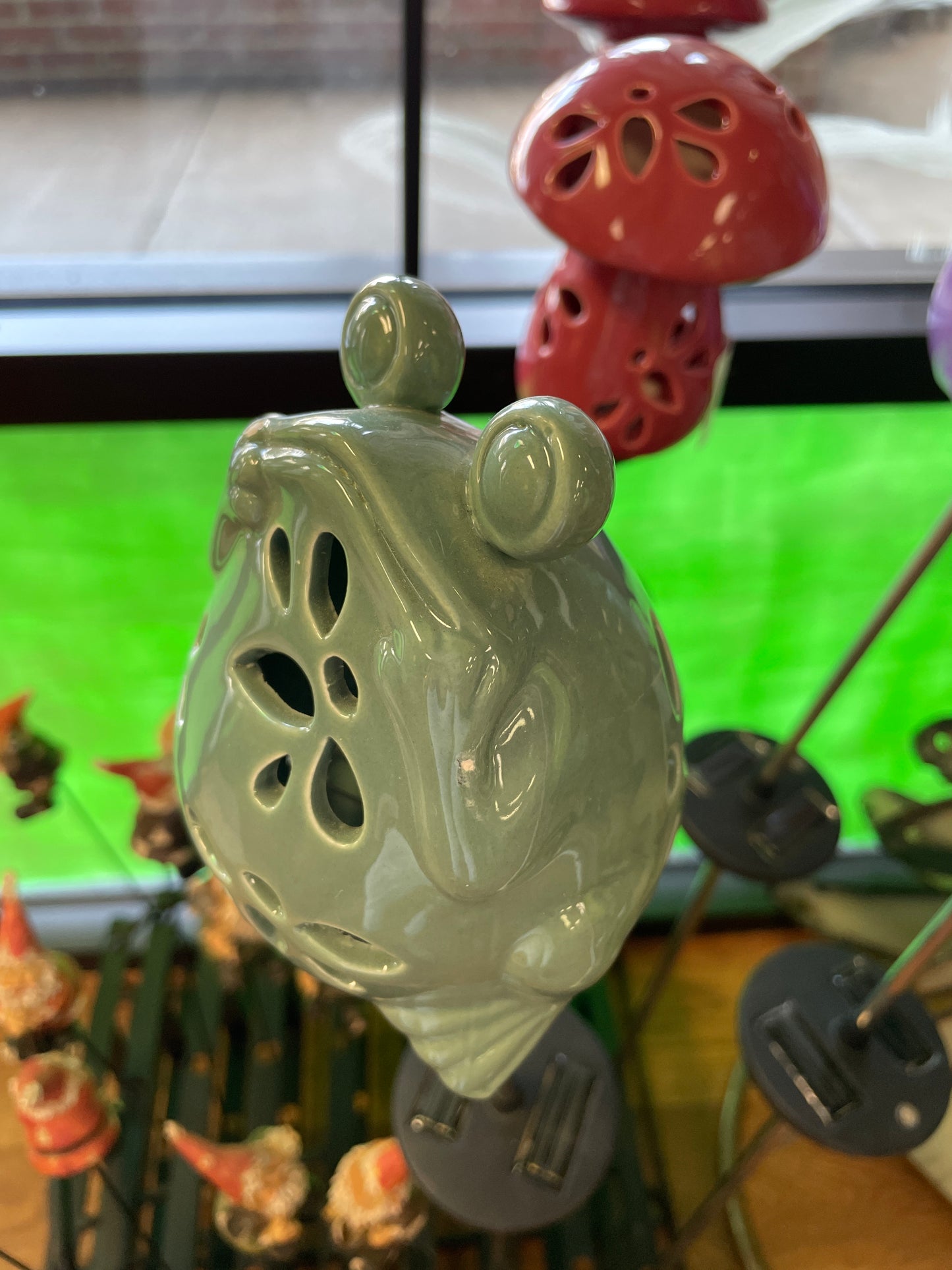 Green Solar Frog