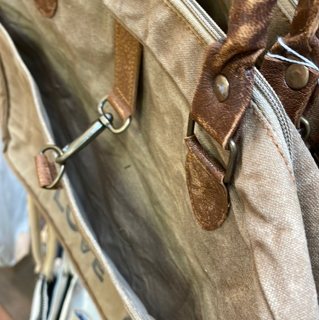 Faith Hope Fear Canvas Tote