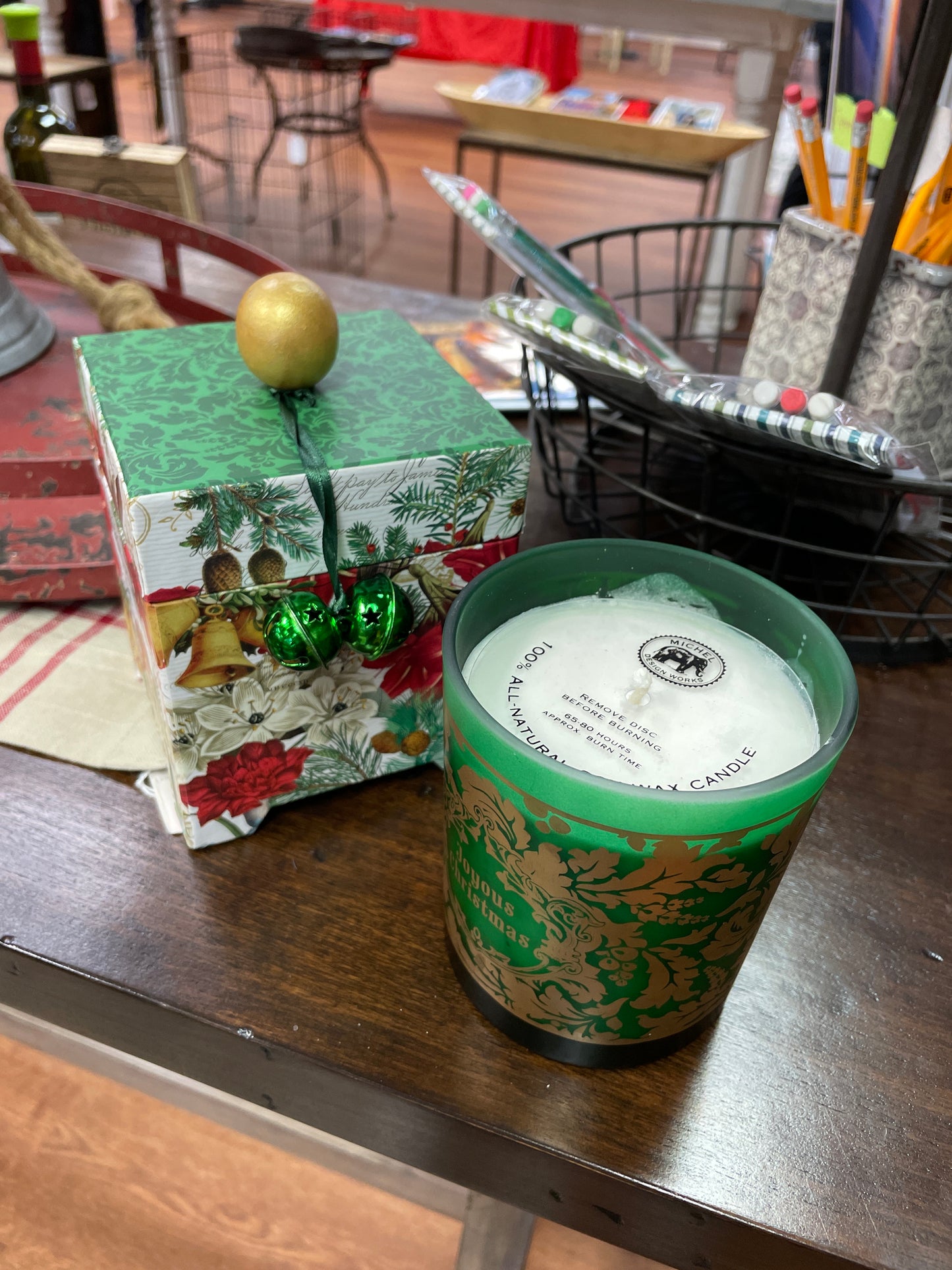 Joyous Christmas Candle - Gift Box