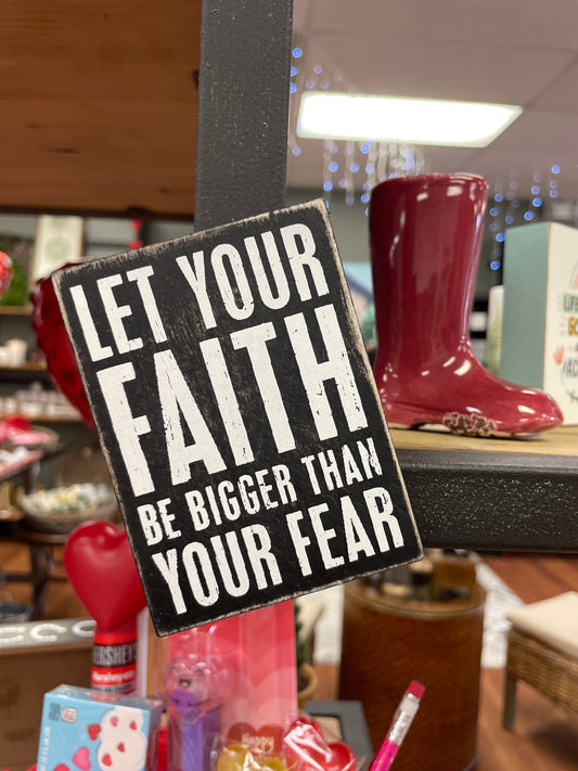 Let Your Faith magnet
