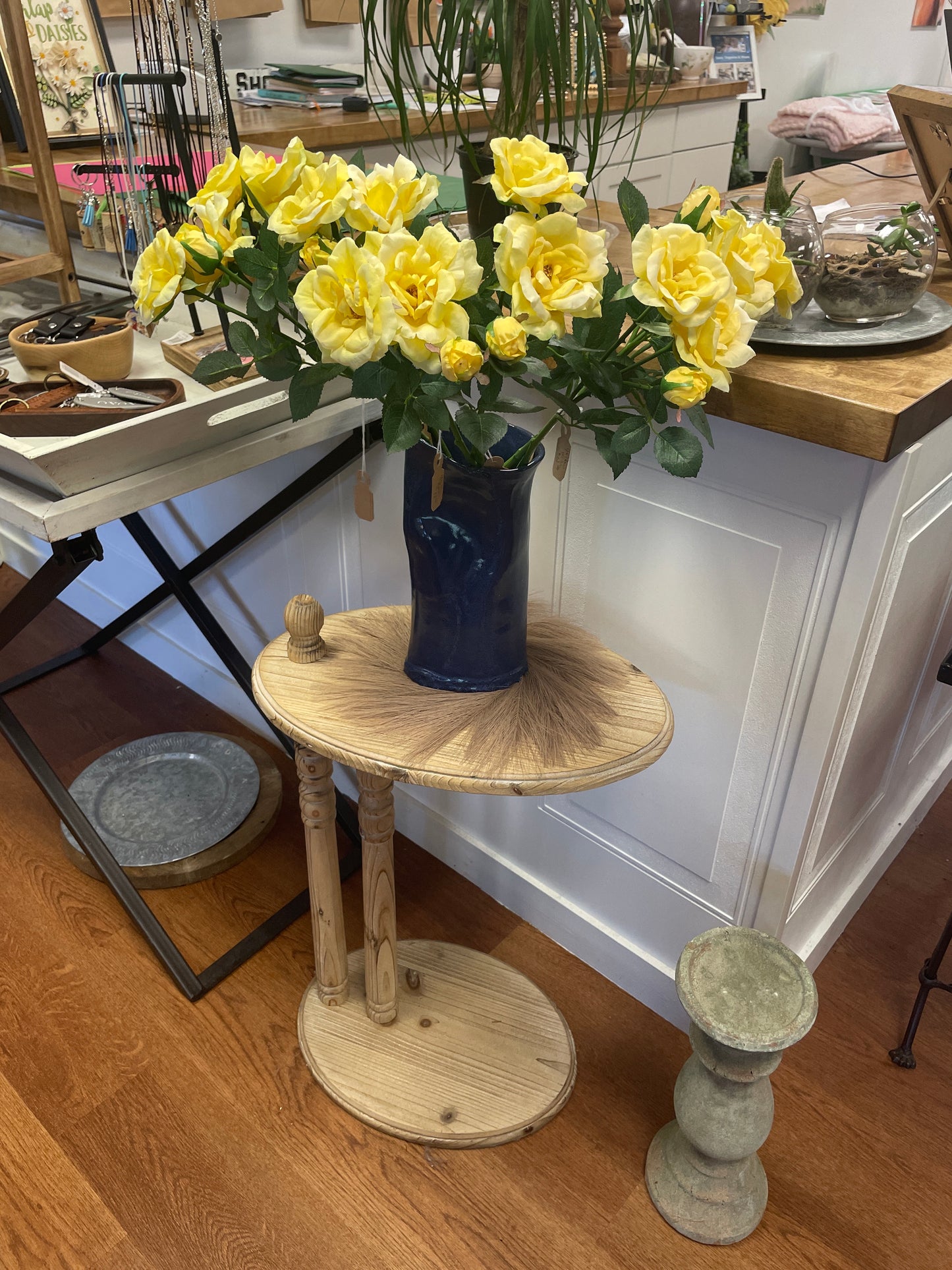 Wooden Sofa Slide Table