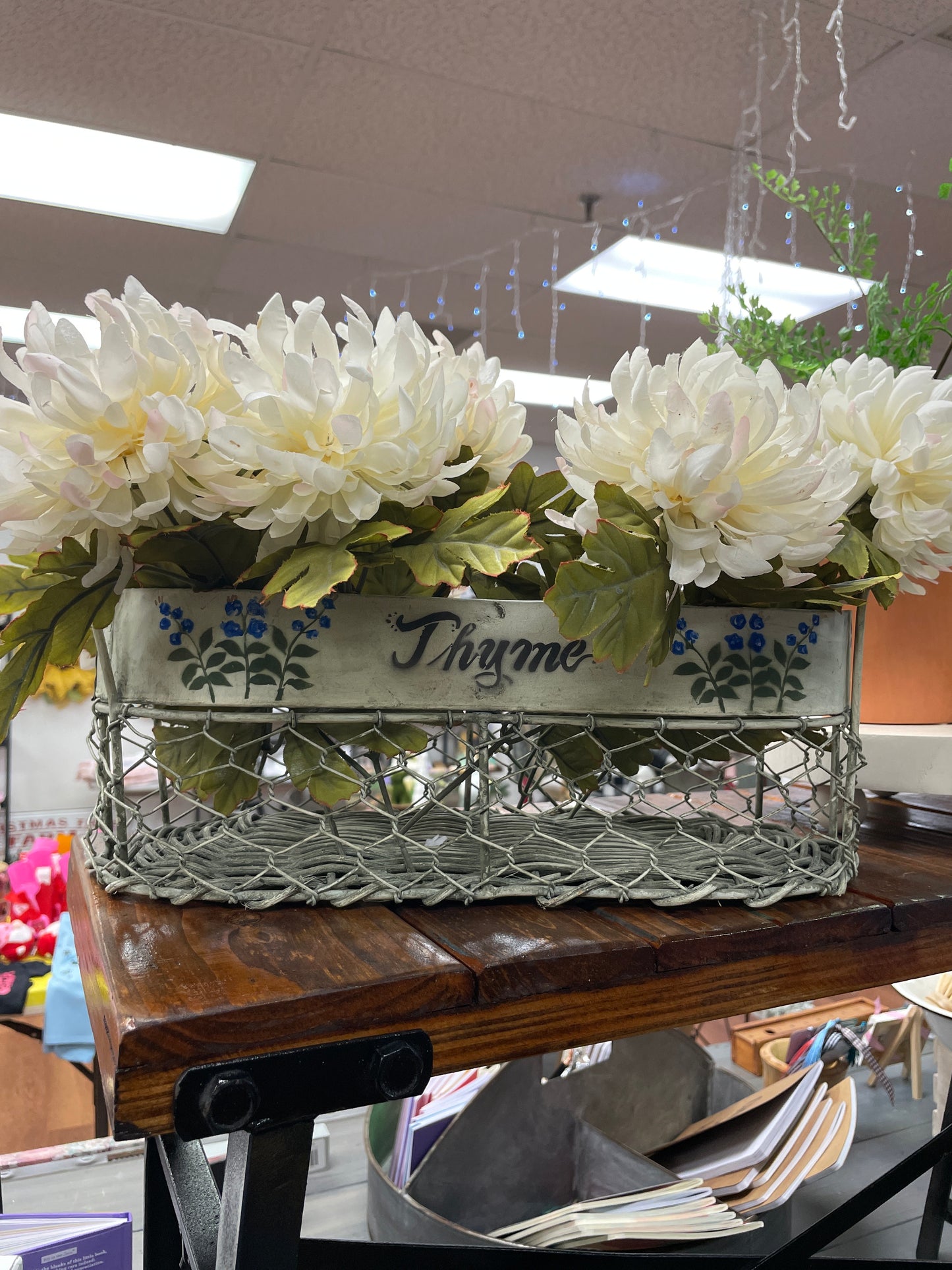 Thyme Wire Basket