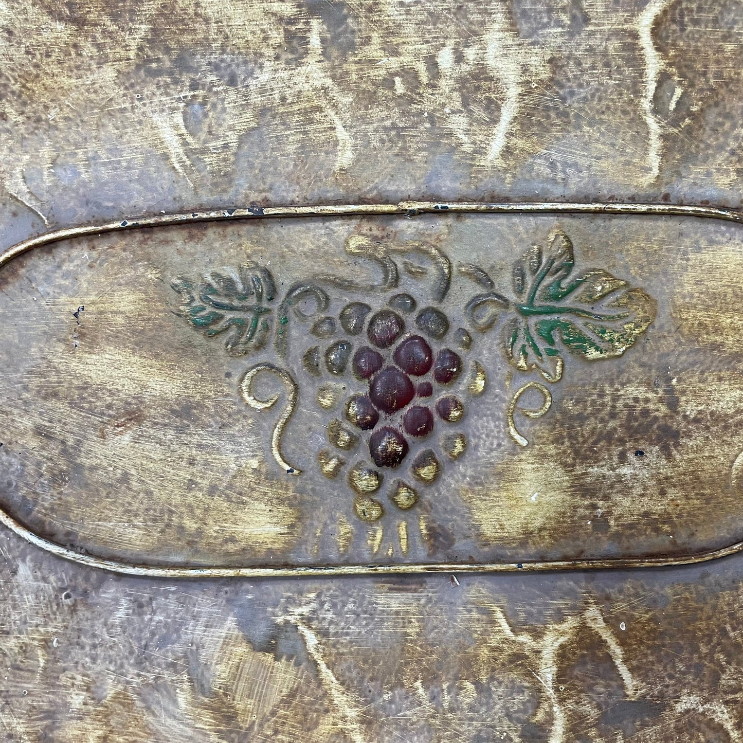 Mediterrean Grape Footed Tray